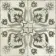 Helix Noir Black and White Matt Patterned Wall and Floor Tiles
