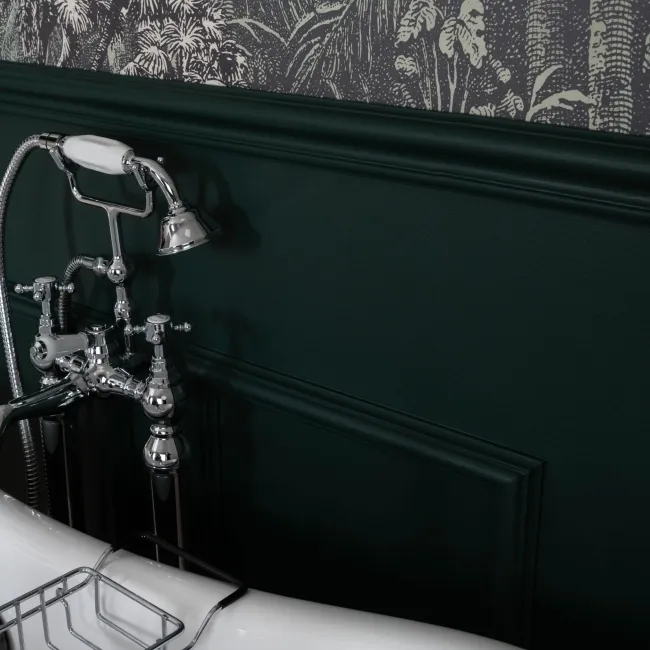 Trepanel Style® Paintable Swan Neck Moulded PS Wall Beading/Dado