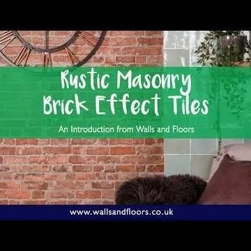 Rustic Masonry Classic Red Brick Effect Tiles