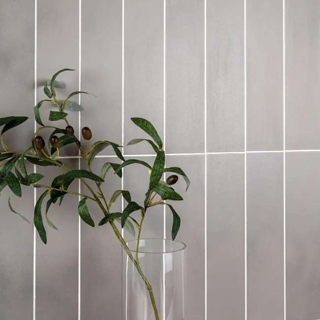 Chatham Grey Matt Brick Wall and Floor Tiles