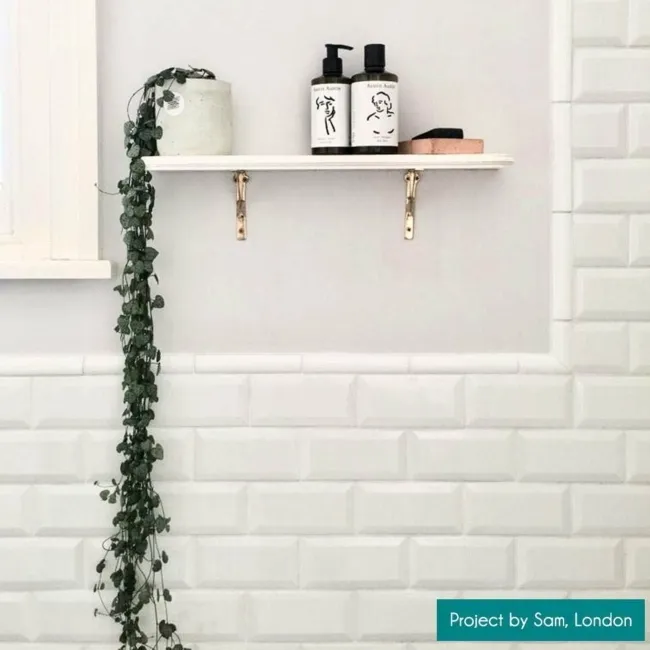 Chalk Farm Matt White Mini Metro Tiles