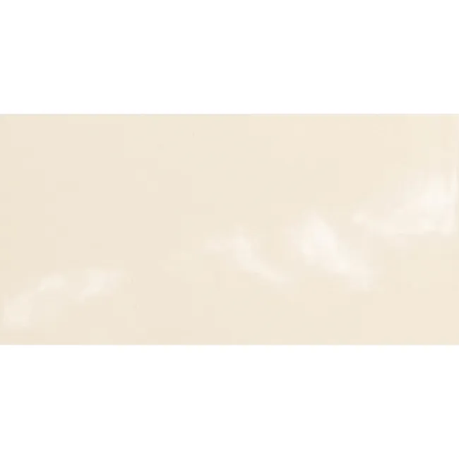 Monocolour Rico Cream Gloss Flat Metro Wall Tiles 200x100