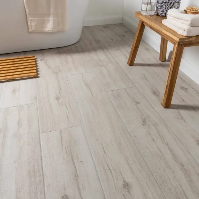 Sobremsa Silver Birch Wood Effect Porcelain Floor Tiles