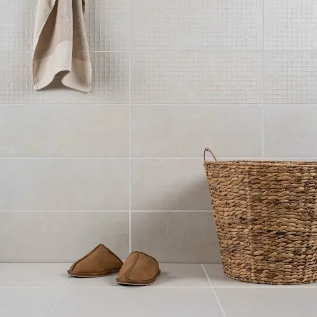 Stucco White Stone Effect 3D Decor Wall Tiles
