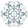 Kendal Hexagon Satin Pattern Wall and Floor Tiles