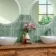 Meraki Turquoise Green Gloss Kitt-Kat Mosaic Effect Wall Tiles