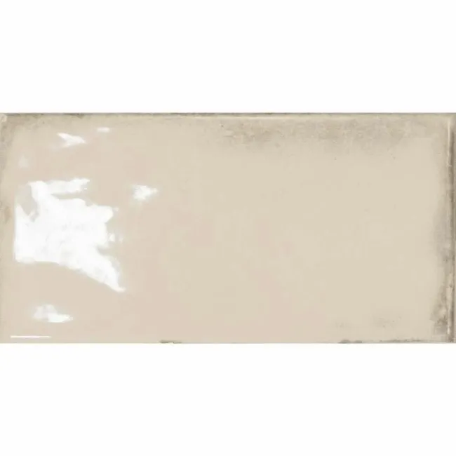 Chesham Cream Rustic Gloss Metro Wall Tiles 150x75