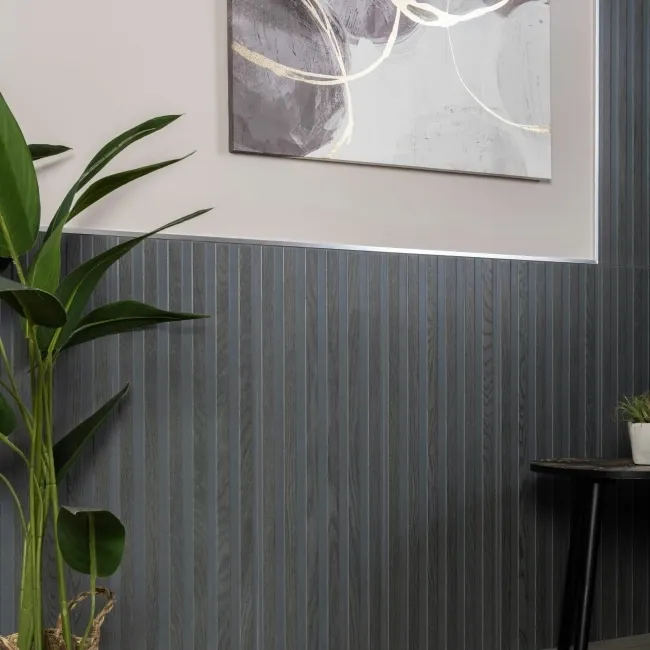 Timber Wood Brown Slat Wengue Ceramic Wall Tile