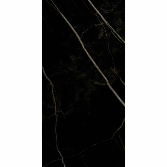 Royal Black Marble Effect Gloss Walls and Floor Tiles