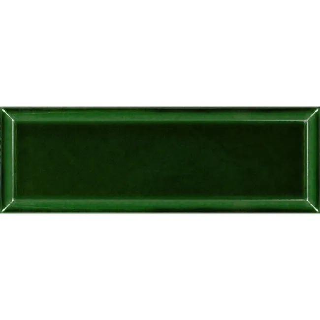 Plush Victorian Crackle Glaze Green Metro Tiles