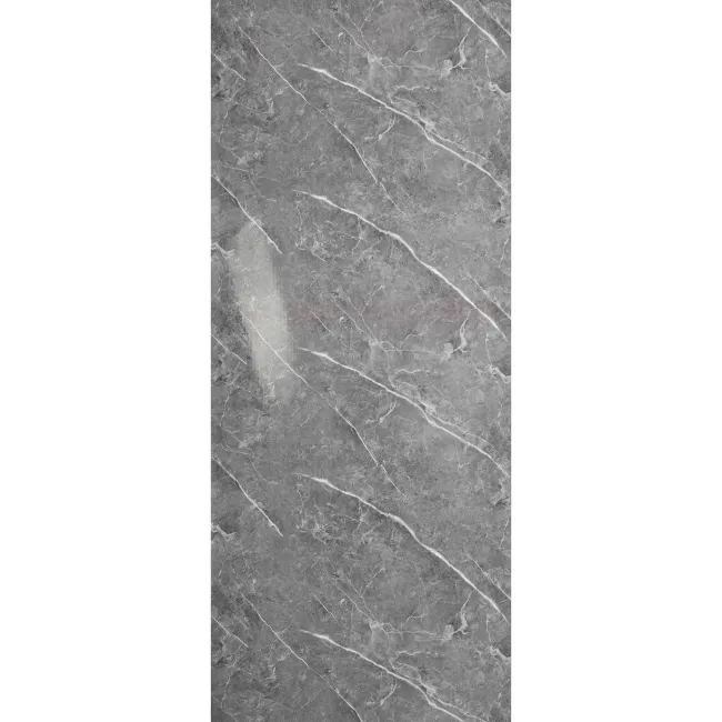 Trepanel Aqua® Gloss Grey Marble Effect PVC Shower Wall Panel