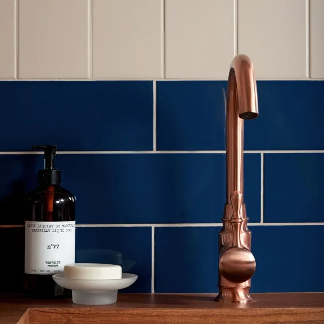 Rhian Marino Gloss Blue Brick Tiles