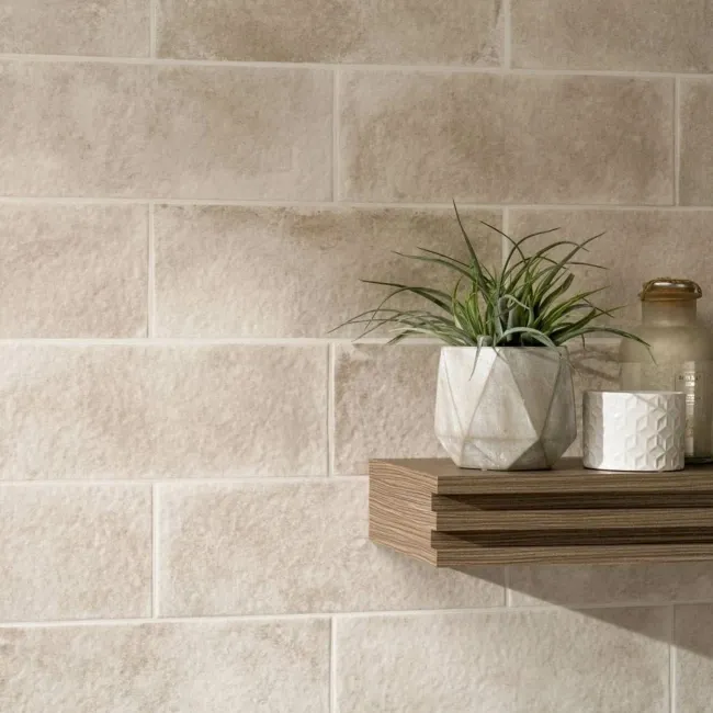 Whisper Mid Grey Matt Stone Effect Wall Tiles