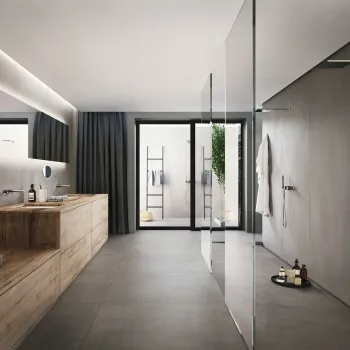 Azuma Matt Silver Grey Stone Effect Floor 900x900 Tiles
