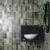 Raku Sage Green Ceramic Brick Effect Wall Tiles