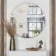 Trepanel Customise® Aluminium Framed Round Mirror Brushed Gold 800mm