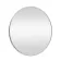 Trepanel Customise® Aluminium Framed Round Mirror Brushed Silver 1000mm