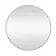 Trepanel Customise® Aluminium Framed Round Mirror Brushed Silver 1000mm