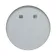 Trepanel Customise® Aluminium Framed Round Mirror Brushed Silver 1000mm