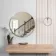 Trepanel Customise® Aluminium Framed Round Mirror Brushed Silver 800mm
