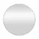 Trepanel Customise® Aluminium Framed Round Mirror Brushed Silver 800mm