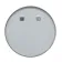 Trepanel Customise® Aluminium Framed Round Mirror Matt Black 1000mm