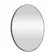 Trepanel Customise® Aluminium Framed Round Mirror Matt Black 800mm