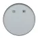 Trepanel Customise® Aluminium Framed Round Mirror Matt Black 800mm