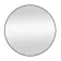 Trepanel Customise® Aluminium Framed Round Mirror Matt Black 800mm