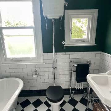 Spellbound Black Matt Small Plain Wall tiles
