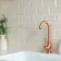 Antique Chamarande Cream Crackle Metro Gloss Tiles