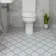 Arabesque Grey Matt Patterned Wall and Floor Tiles