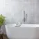 Clovelly Light Grey Decor Marble Effect Gloss Wall Tiles