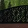 LuxeLine Composite Fence Panel Walnut 6ft High - Floral Decorative Screen with Aluminium Post