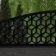 LuxeLine Composite Fence Panel Dark Grey 3ft High - Geometric Decorative Screen with Aluminium Post