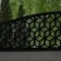 LuxeLine Composite Fence Panel Light Grey 3ft High - Geometric Decorative Screen with Aluminium Post