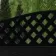 LuxeLine Composite Fence Panel Black 3ft High - Curve Top Lattice Decorative Screen with Aluminium Post