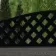 LuxeLine Composite Fence Panel Light Grey 6ft High - Curve Top Lattice Decorative Screen with Aluminium Post