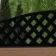 LuxeLine Composite Fence Panel Teak 3ft High - Curve Top Lattice Decorative Screen with Aluminium Post