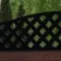 LuxeLine Composite Fence Panel Walnut 3ft High - Curve Top Lattice Decorative Screen with Aluminium Post