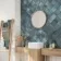 Veneto Blue Gloss Rustic Bumpy Wall Tiles