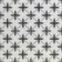 Winslow Black and White Matt Patterned Floor Tiles