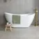 Genoa White Matt Concrete Effect Wall and Floor Tiles 585x585