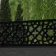 LuxeLine Composite Fence Panel Dark Grey 6ft High - Moroccan Decorative Screen with Aluminium Post