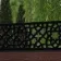 LuxeLine Composite Fence Panel Walnut 6ft High - Moroccan Decorative Screen with Aluminium Post