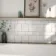 Chesham White Rustic Gloss Metro Wall Tiles 150x75