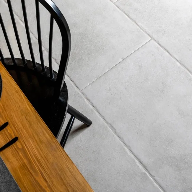 Bronte Country Bianco Light Grey Stone Effect Floor Tiles