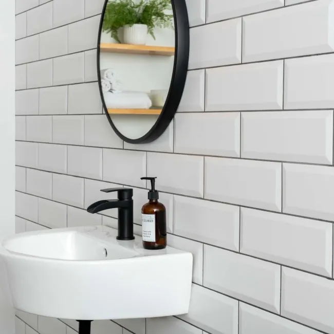 Blanc White Matt Large Metro 300x100 Wall Tiles