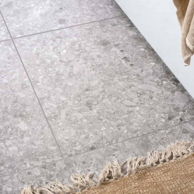 Ceppo Grey Matt Terrazzo Effect Wall and Floor Tiles