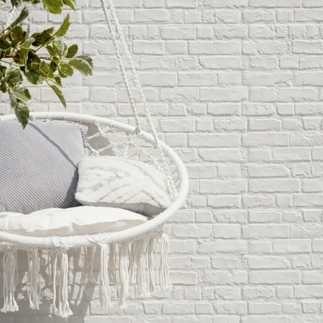 Rustic Masonry Dove White Brick Effect Tiles